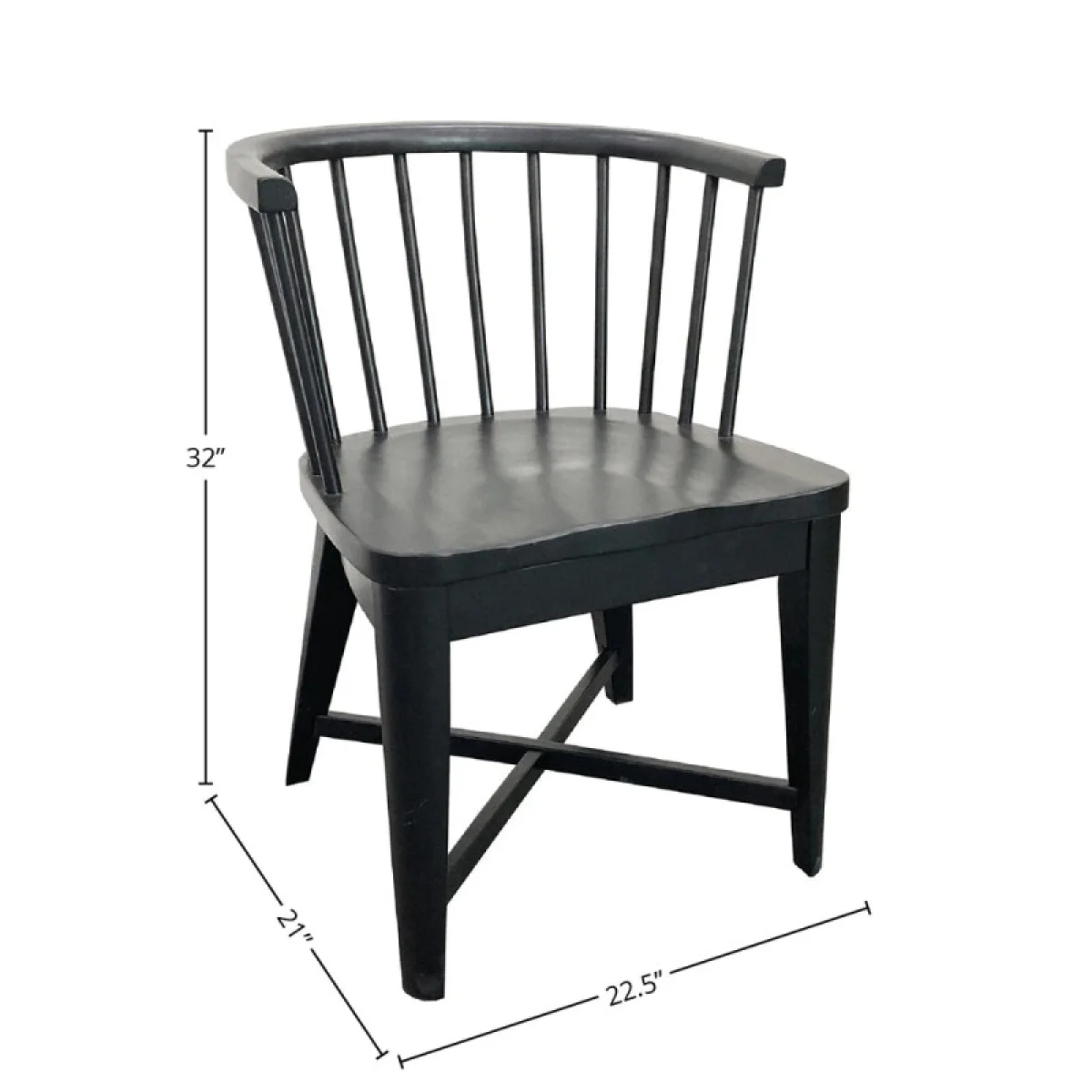 Americana Modern Dining Dining Chair Barrel (2/ctn Sold In Pairs) Chairs & Benches black 10