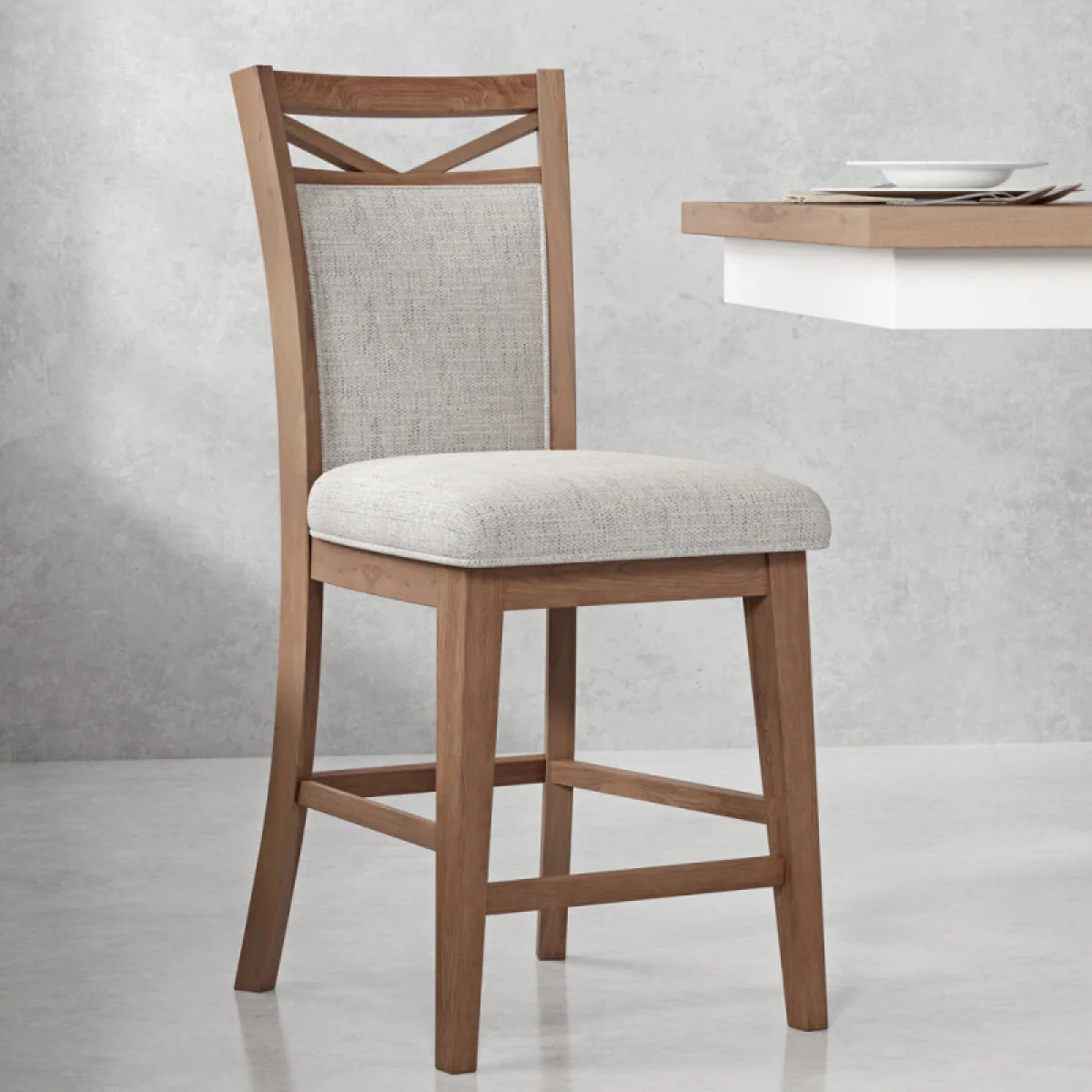 Americana Modern Dining Counter Chair Upholstered (2/ctn Sold In Pairs) Chairs & Benches Chairs & Benches 4