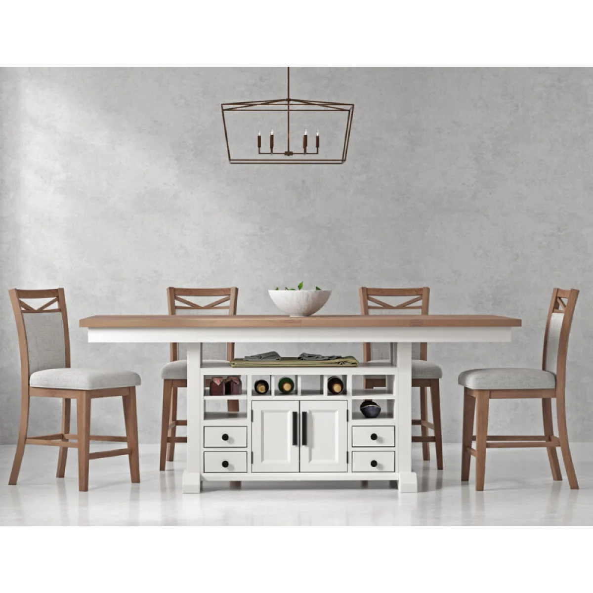 Americana Modern Dining Counter Chair Upholstered (2/ctn Sold In Pairs) Chairs & Benches Chairs & Benches 7