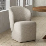 Bongo Quartermaster Linen Dining Chair (2/ctn – Sold In Pairs) Chairs Brown 14