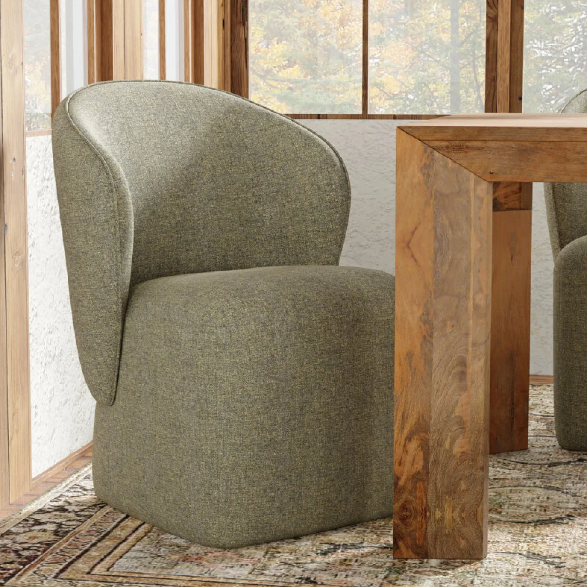 Bongo Quartermaster Sage Dining Chair (2/ctn – Sold In Pairs) Chairs Chairs 4