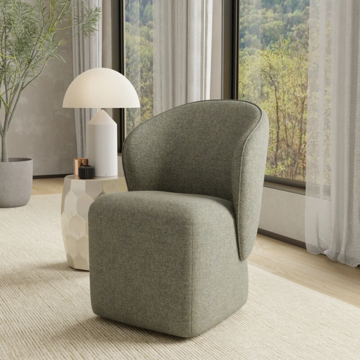 Bongo Quartermaster Sage Dining Chair (2/ctn – Sold In Pairs) Chairs Chairs 6