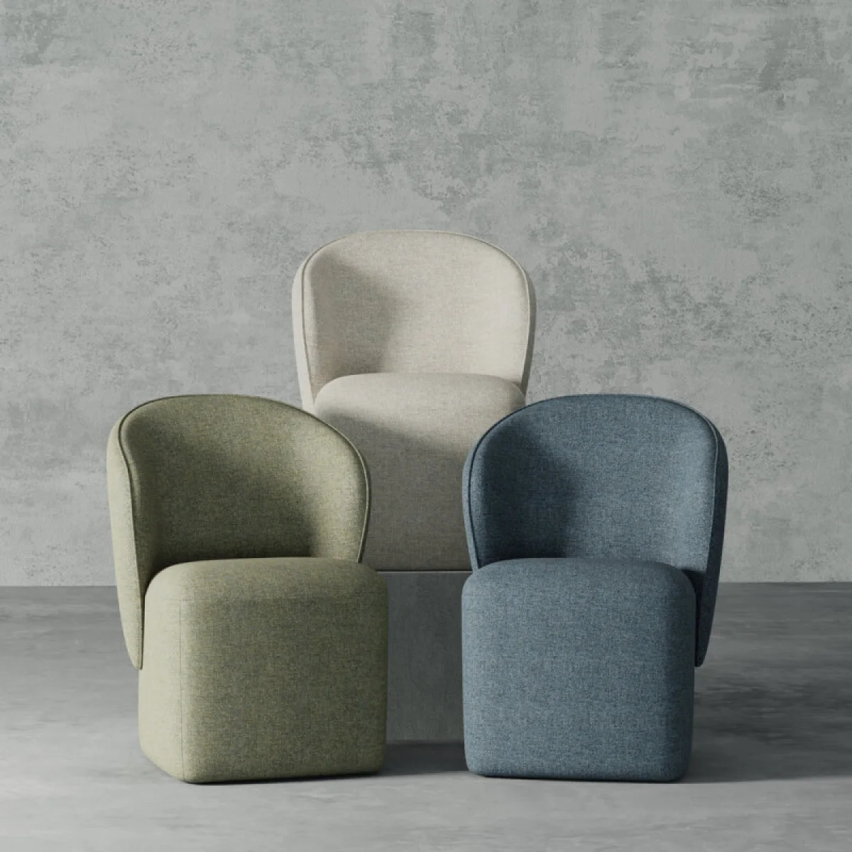 Bongo Quartermaster Sage Dining Chair (2/ctn – Sold In Pairs) Chairs Chairs 8