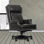 Dc#105-pgr – Desk Chair Leather Desk Chair Office Chairs Gray 9