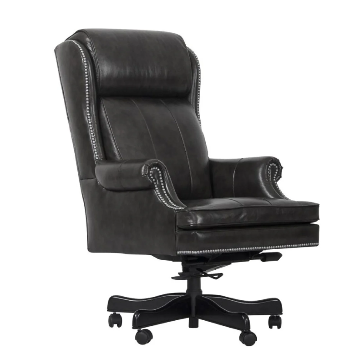Dc#105-pgr – Desk Chair Leather Desk Chair Office Chairs Gray 6