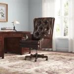 Dc#112-ha – Desk Chair Leather Desk Chair Office Chairs Brown 14