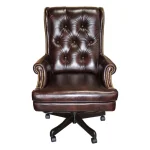 Dc#112-ha – Desk Chair Leather Desk Chair Office Chairs Brown 17