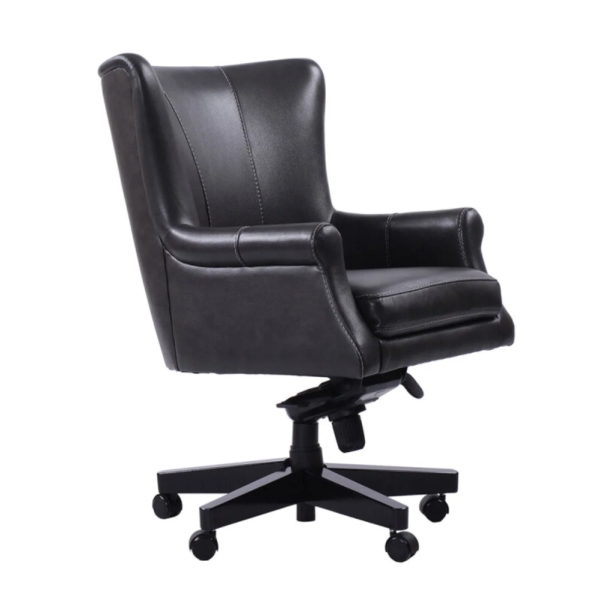 Dc#129 Cyclone – Desk Chair Leather Desk Chair Office Chairs black 4