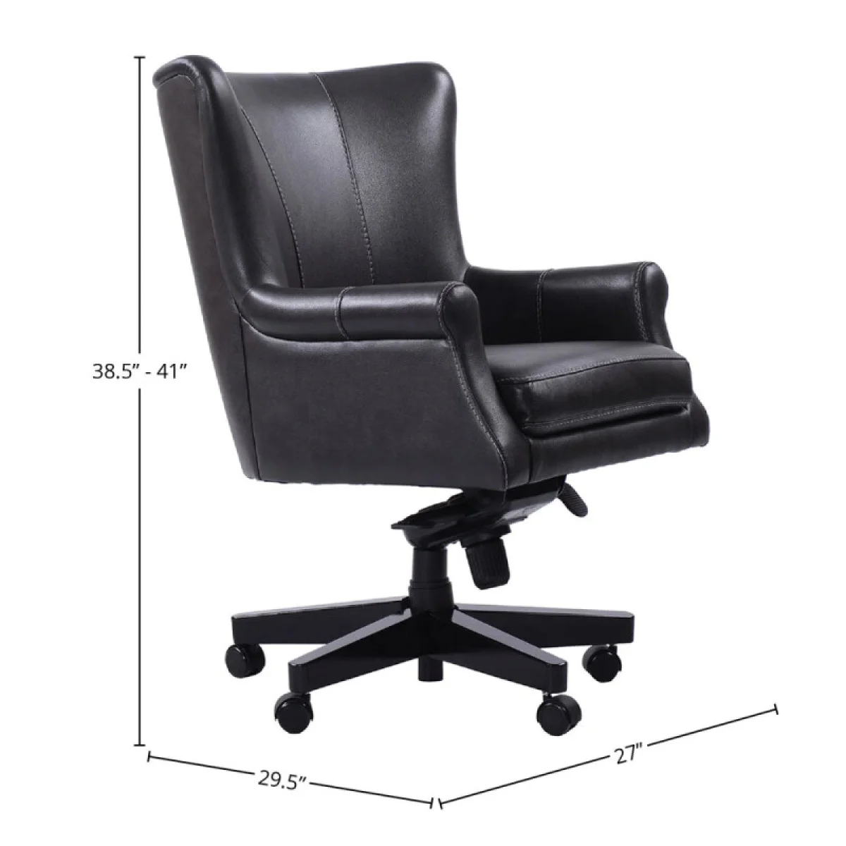 Dc#129 Cyclone – Desk Chair Leather Desk Chair Office Chairs black 11