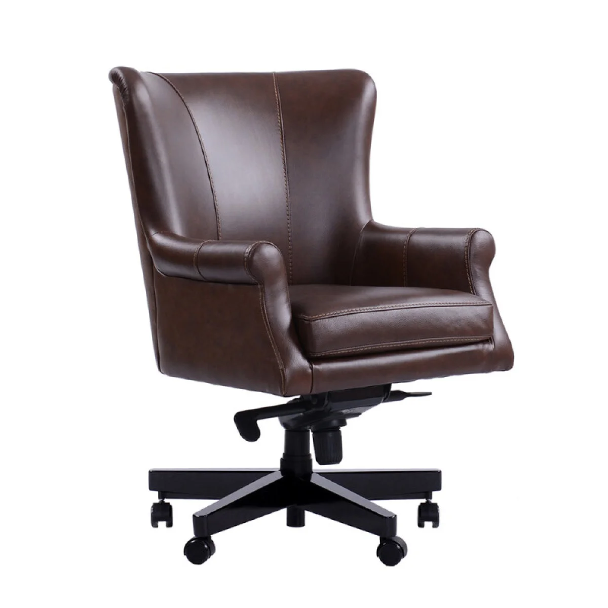 Dc#129 Verona Brown – Desk Chair Leather Desk Chair Office Chairs Brown 4