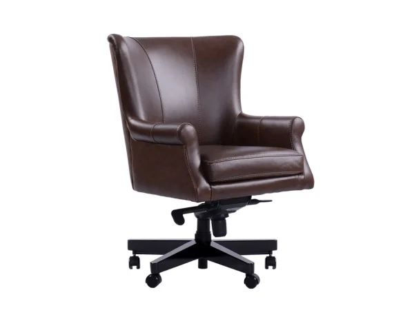 Dc#129 Verona Brown – Desk Chair Leather Desk Chair Office Chairs Brown