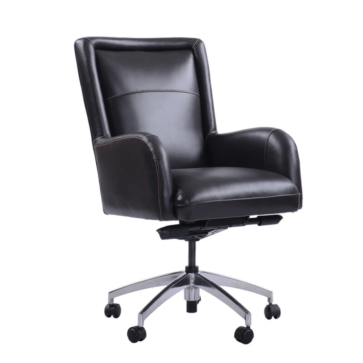 Dc#130 Verona Blackberry – Desk Chair Leather Desk Chair Office Chairs black 4