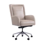 Dc#130 Verona Linen – Desk Chair Leather Desk Chair Office Chairs Cream 11