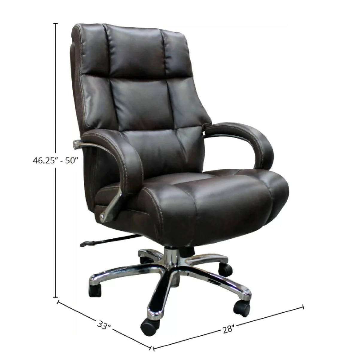 Dc#300hd-caf – Desk Chair Fabric Heavy Duty Desk Chair – 400 Lb. Office Chairs black 6