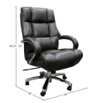 Dc#300hd-caf – Desk Chair Fabric Heavy Duty Desk Chair – 400 Lb. Office Chairs black 9