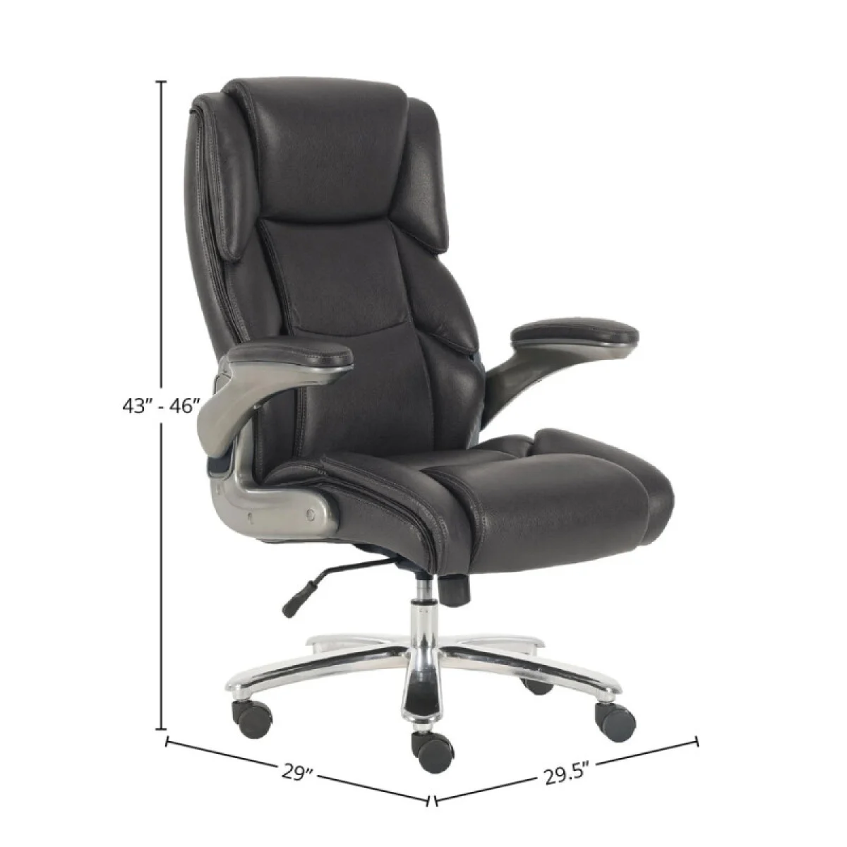 Dc#313hd-ozo – Desk Chair Fabric Heavy Duty Desk Chair – 350 Lb. Office Chairs black 6