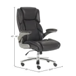 Dc#313hd-ozo – Desk Chair Fabric Heavy Duty Desk Chair – 350 Lb. Office Chairs black 9