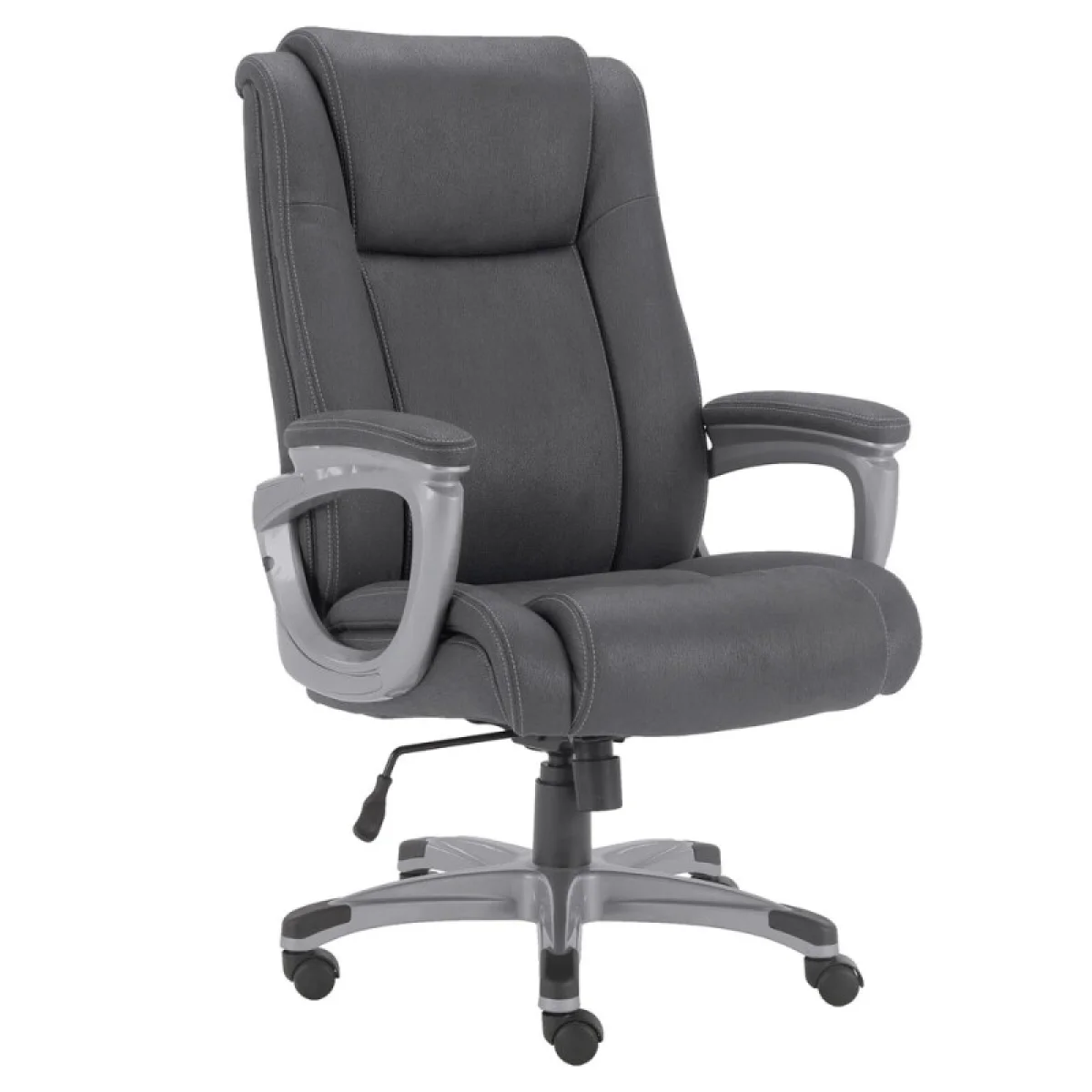 Dc#314hd-cha – Desk Chair Fabric Heavy Duty Desk Chair – 400 Lb. Office Chairs Charcoal 4