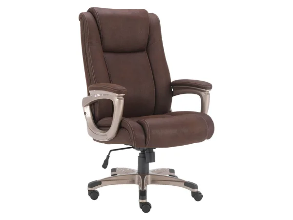 Dc#314hd-dk – Desk Chair Fabric Heavy Duty Desk Chair – 400 Lb. Office Chairs Brown
