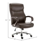 Dc#315hd-cco – Desk Chair Fabric Heavy Duty Desk Chair – 400 Lb. Office Chairs Brown 9