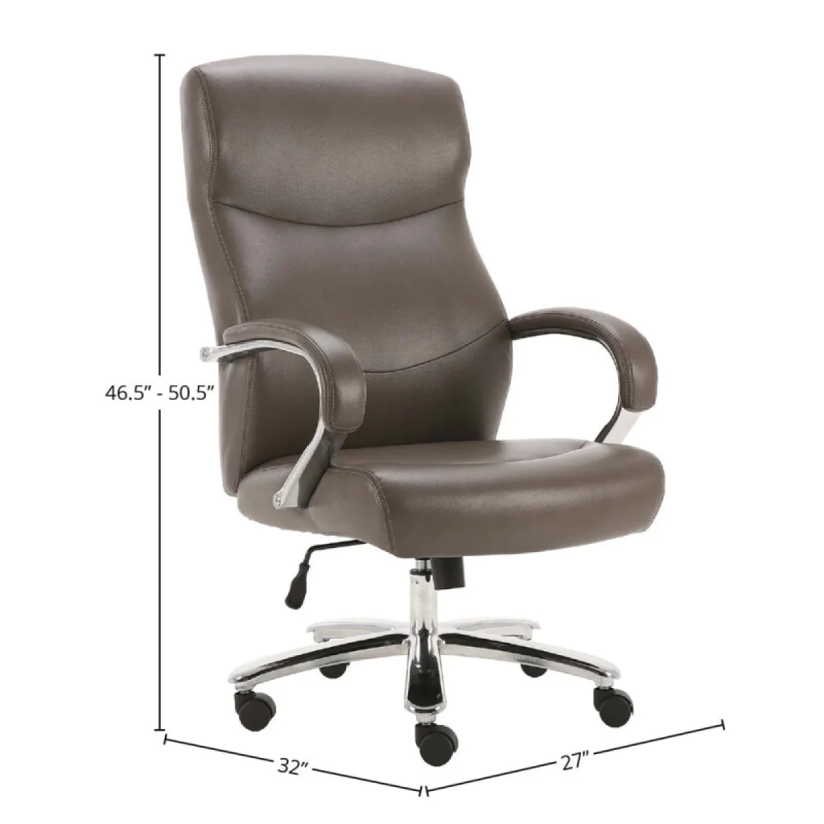 Dc#315hd-chz – Desk Chair Fabric Heavy Duty Desk Chair – 400 Lb. Office Chairs Brown 6