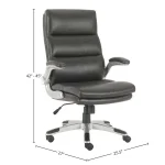Dc#317-gr – Desk Chair Fabric Desk Chair Office Chairs Gray 11