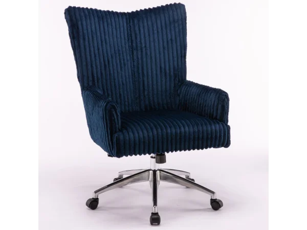 Dc505 – Blanket Navy Fabric Desk Chair Office Chairs Blanket Navy