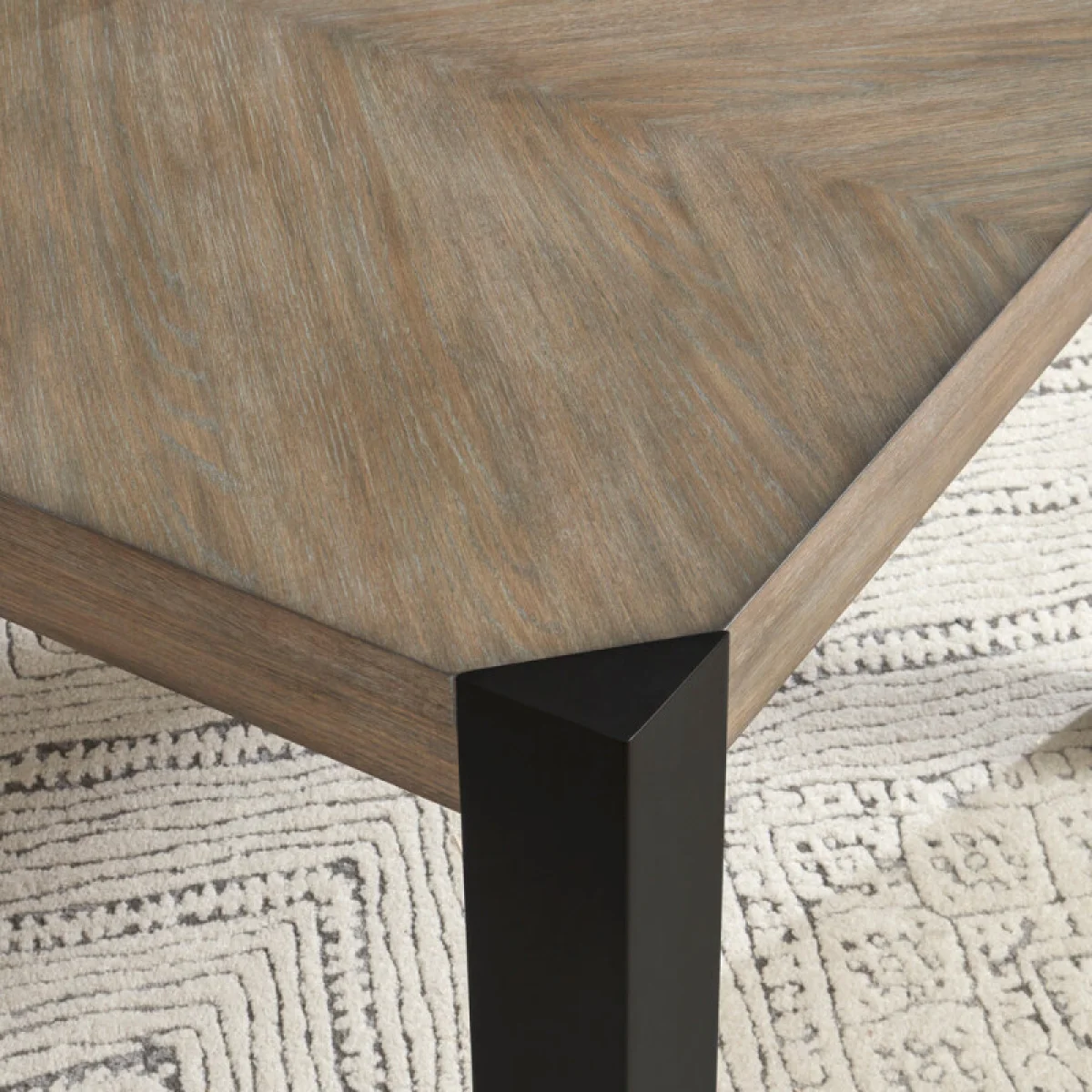Cedar Fork Dining Square Counter Height Table Dining Tables Brown 6