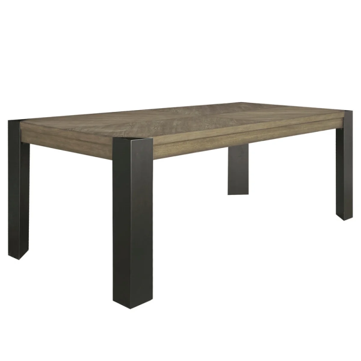 Cedar Fork Dining Rectangle Leg Table Dining Tables Brown 9