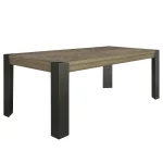 Cedar Fork Dining Rectangle Leg Table Dining Tables Brown 15