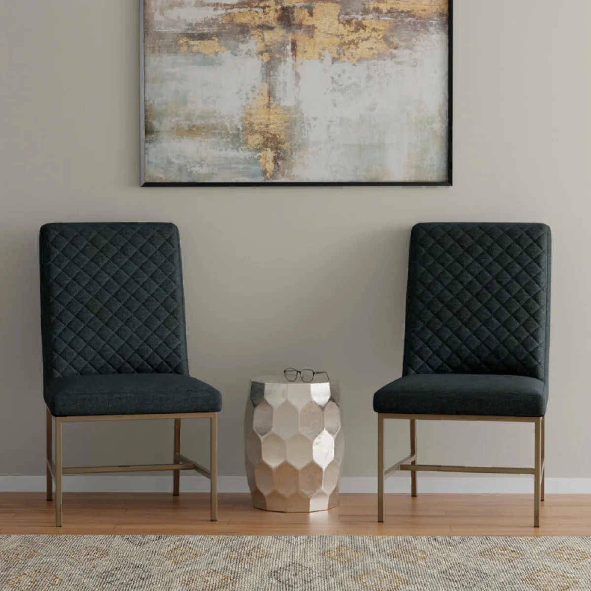 Diamond Elise Navy Dining Chair (2/ctn – Sold In Pairs) Chairs blue 7