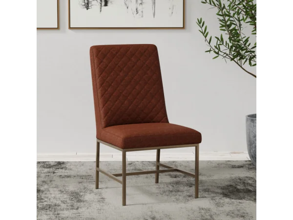 Diamond Elise Rust Dining Chair (2/ctn – Sold In Pairs) Chairs Brown