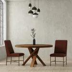Diamond Elise Rust Dining Chair (2/ctn – Sold In Pairs) Chairs Brown 16
