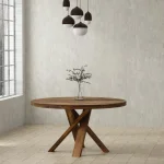 Crossings Downtown 60” Round Dining Table Dining Tables Amber 10