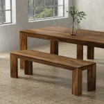Crossings Downtown 86″ Rectangular Dining Table Dining Tables Amber 17