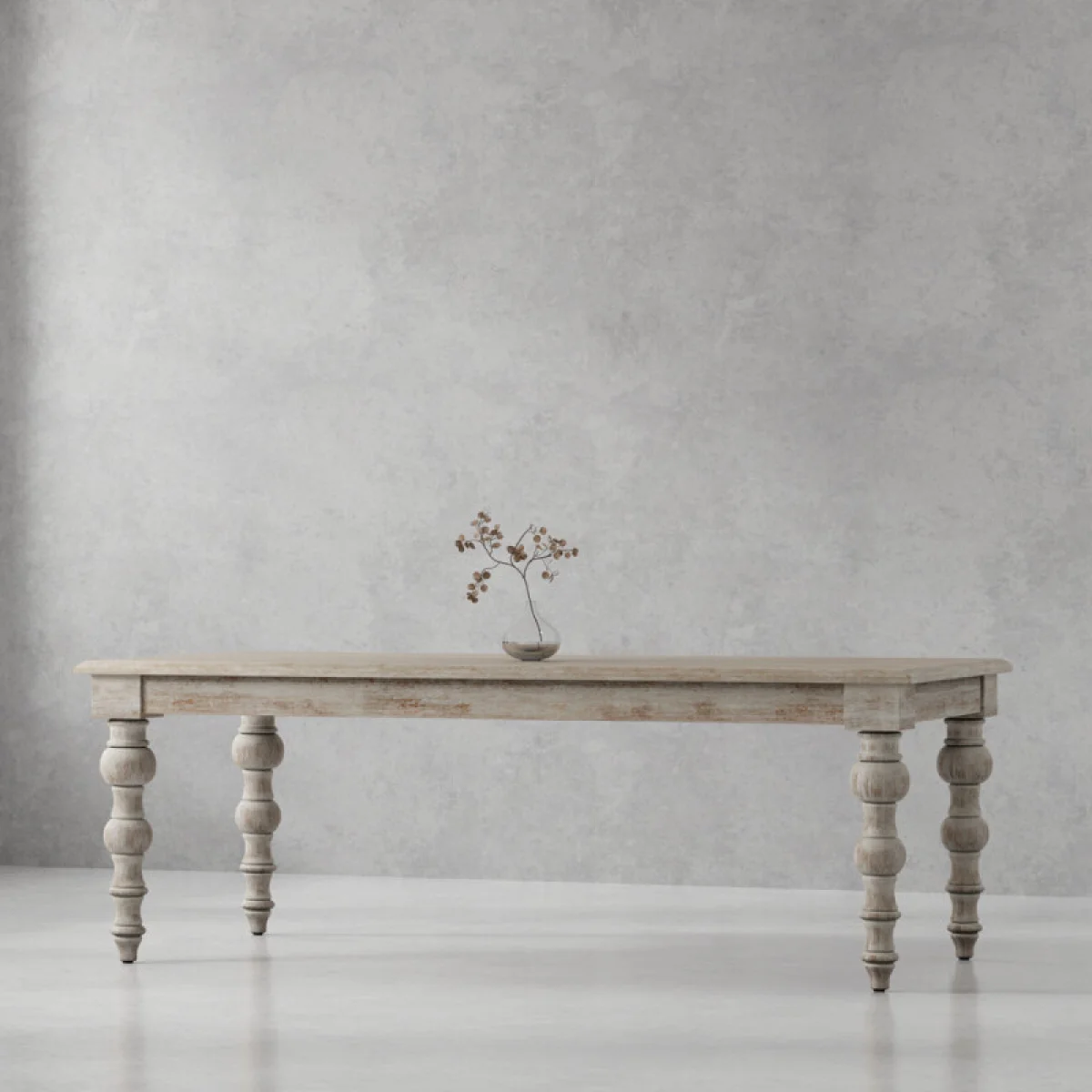 Crossings Eden Rectangular Dining Table Dining Tables Cream 4