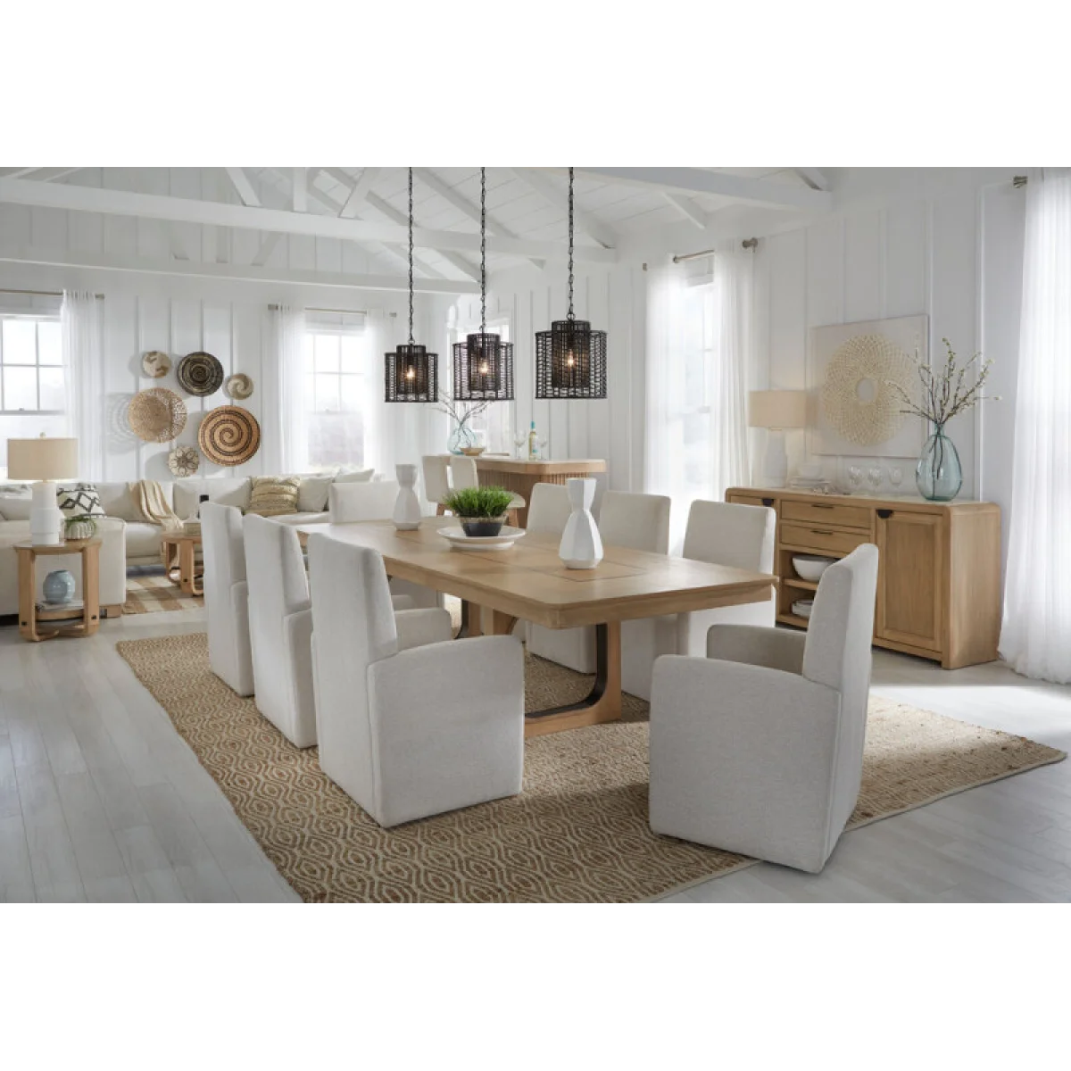 Escape Dining Upholstered Caster Chair Chairs & Benches Chairs & Benches 8