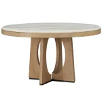 Escape Dining 54″ Round Table Dining Tables Cream 15