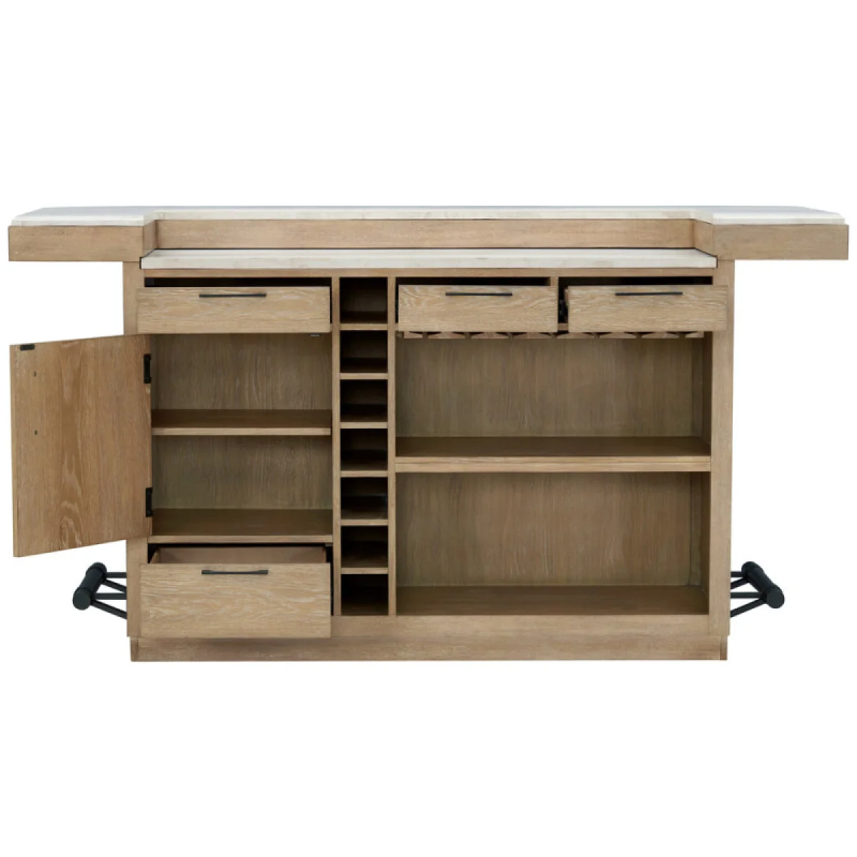 Escape Dining 78″ Bar With Stone Top Bar Furniture Bar Furniture 9