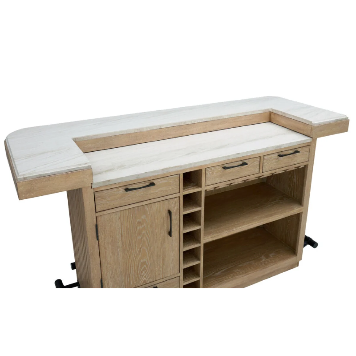Escape Dining 78″ Bar With Stone Top Bar Furniture Bar Furniture 11