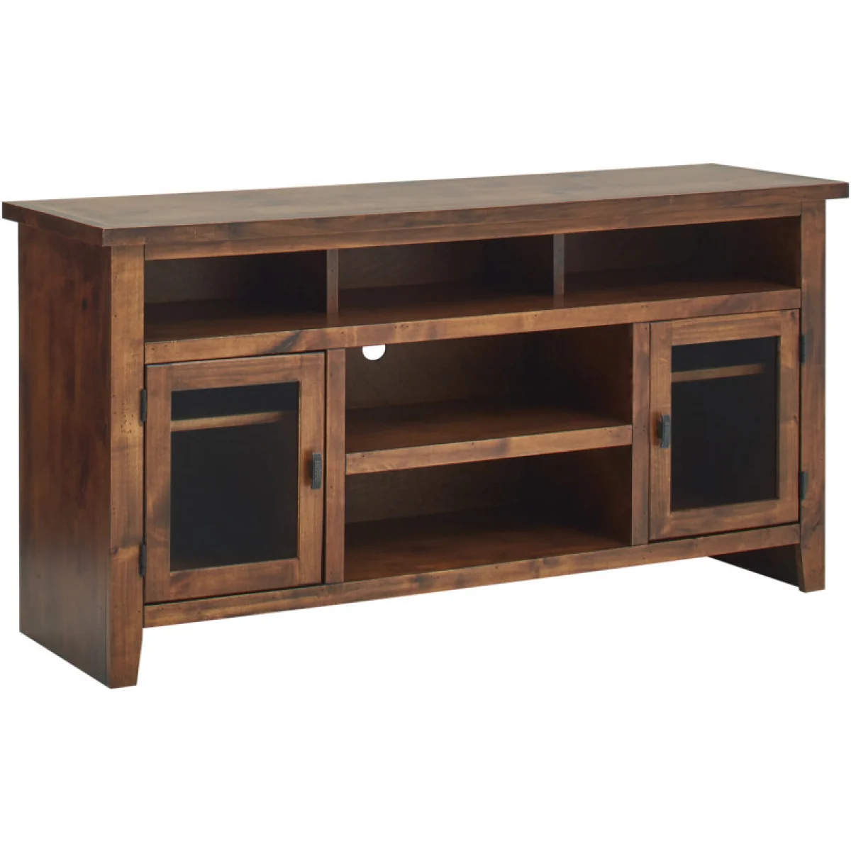Alder Grove 65″ Console W/ Doors DG1065-TOB Entertainment Stands Aspen Home 4