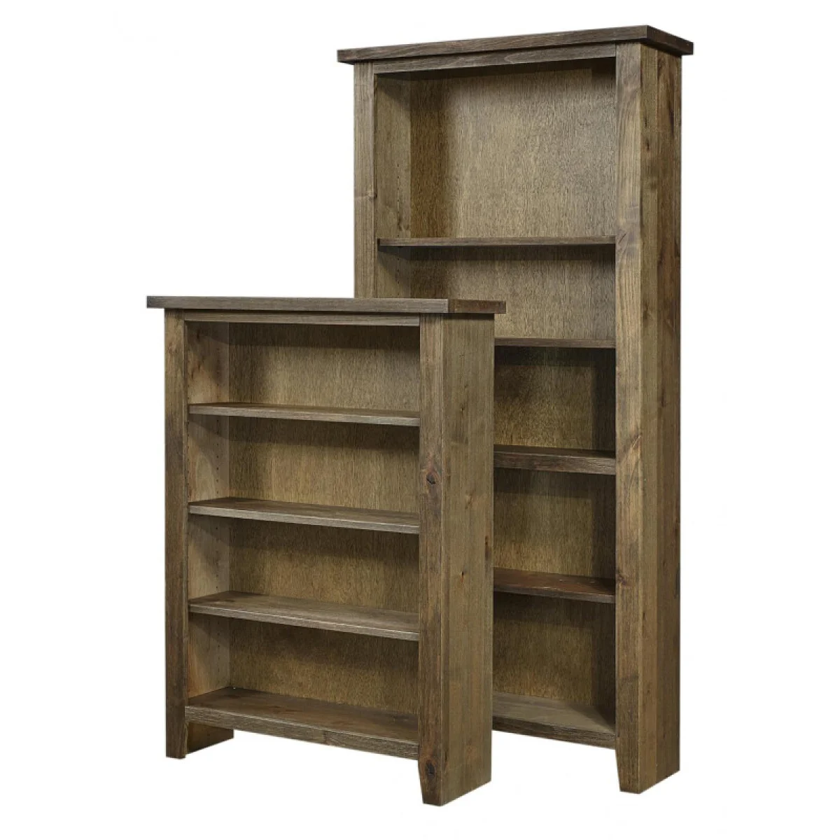 Alder Grove Bookcase 60″h 1 Fixed & 2 Adj Shelves Bookcases Aspen Home 4