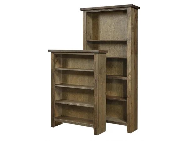 Alder Grove Bookcase 84″h 1 Fixed & 4 Adj Shelves Bookcases Aspen Home