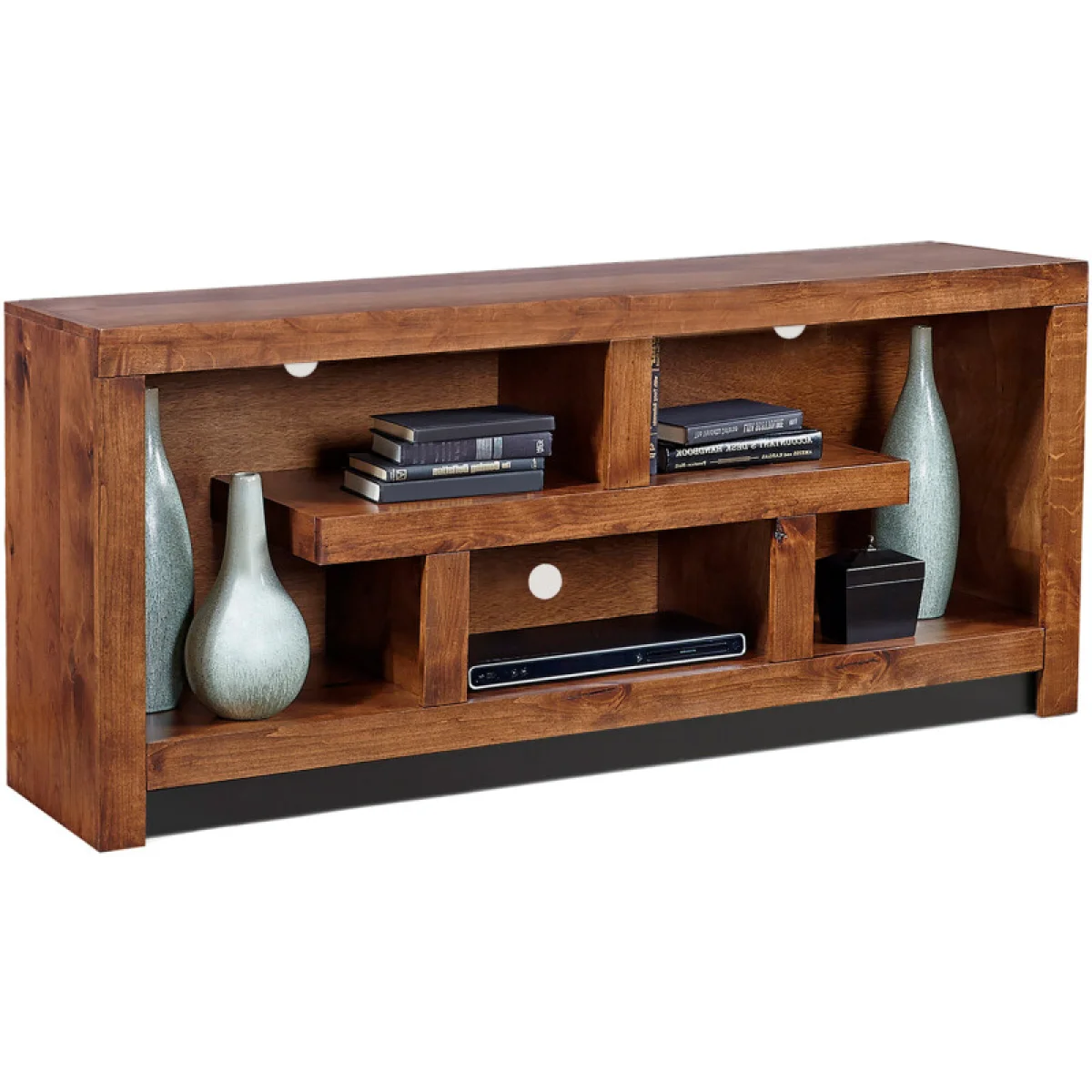 Contemporary Alder 60″ Console Entertainment Stands Aspen Home 4