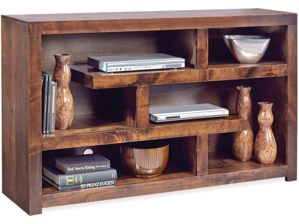 Contemporary Alder 60″ Open Console DL1371GRP Entertainment Stands Aspen Home