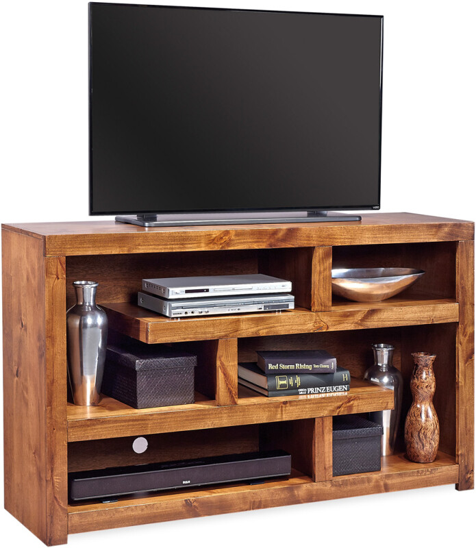 Contemporary Alder 60″ Open Console Entertainment Stands Aspen Home 6 Contemporary Alder 60″ Open Console Entertainment Stands Aspen Home 6