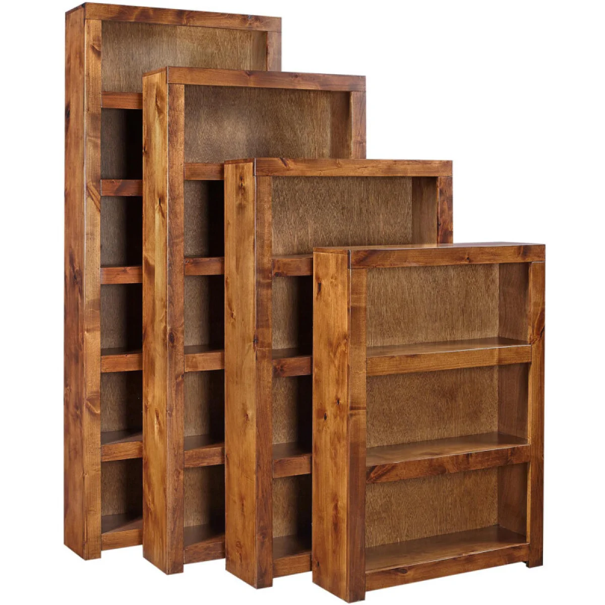 Contemporary Alder 84″ Bookcase Bookcases Aspen Home 6