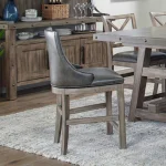 Lodge Dining Swivel Counter Sling Chair (2/ctn Sold In Pairs) Chairs & Benches Brown 9