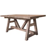 Lodge Dining Dining Counter Height Table 86 In. X 42 In. To 110 In, (24 In Butterfly Leaf) Dining Tables Brown 16