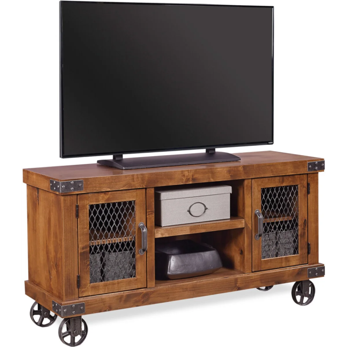 Industrial 55″ Console Entertainment Stands Aspen Home 7